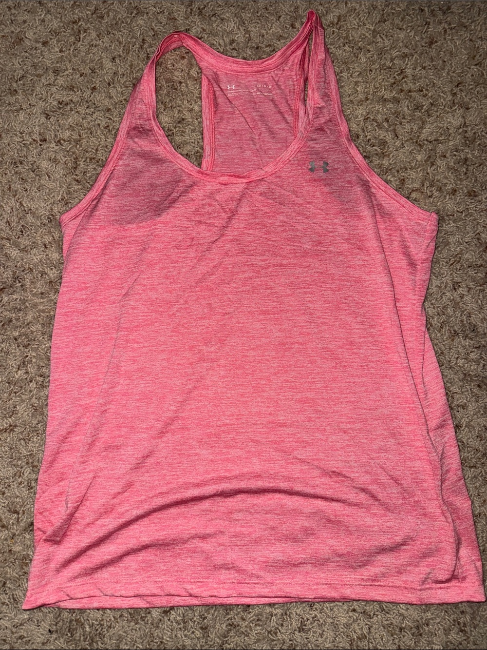 Under Armour Women’s Heather Coral Racerback Tank